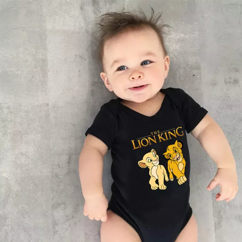 Lion King Simba Bodysuit Baby Cotton Jumpsuit Newborn Toddler Little Fashion